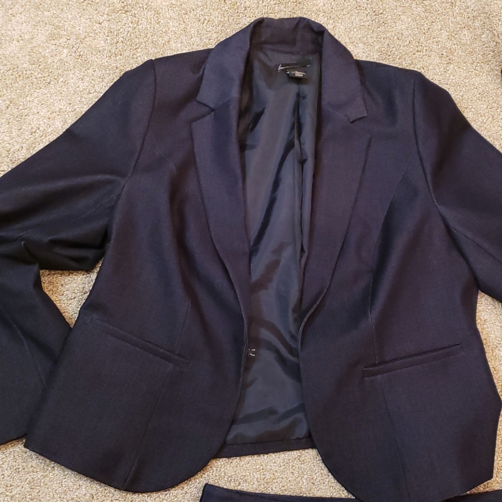 Denim Pant Suit